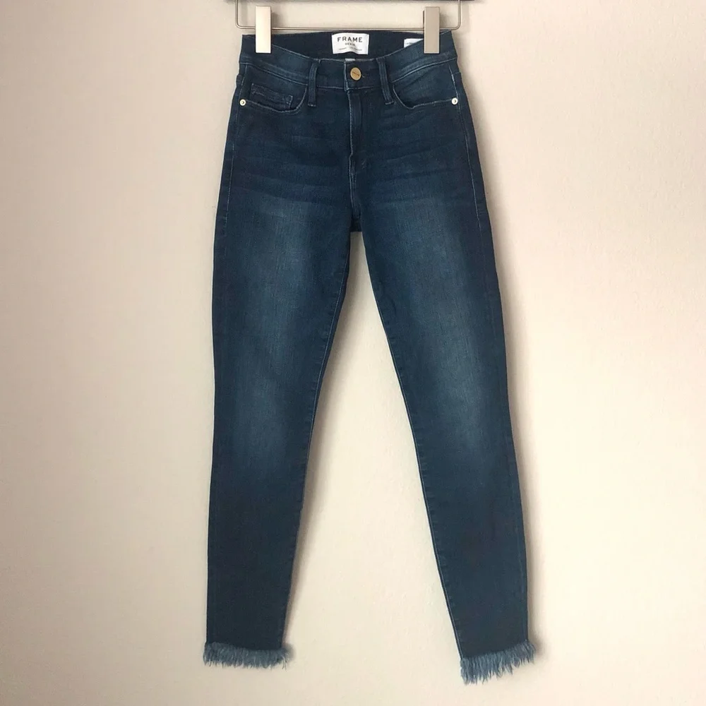 \Frame\• Le Skinny de Jeanne Crop in Cantine - Picture 2 of 16